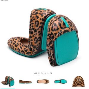 Tieks Ballet Flat Brown Leopard 12